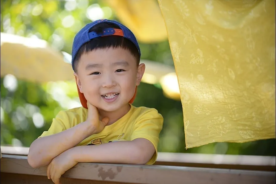 유치원 단체 그룹 촬영