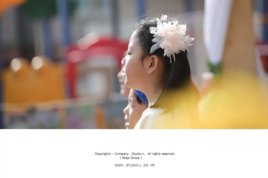 유치원 아이들 자연광 촬영