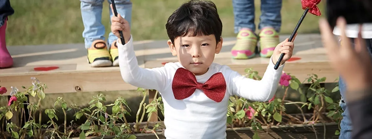 잔디밭 단체사진